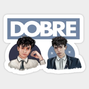 Dobre twins brothers Sticker